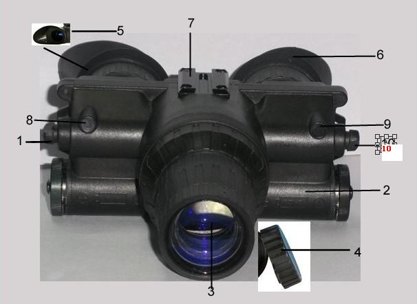 Argustec портативное ночное видение многофункциональные очки Goggles